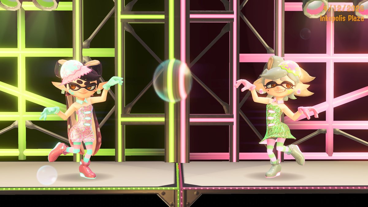SkyAlphaOP's tweet photo. Idols in their springfest outfits #Splatoon3 #NintendoSwitch2 https://t.co/qCgJlOkXD7
