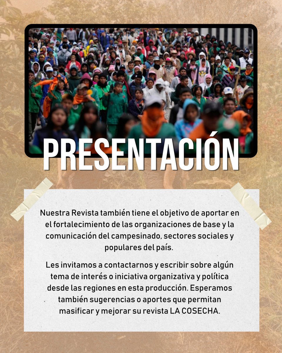 CNA_Colombia's tweet photo. VOLVEMOS 🌱

Regresa La Cosecha, el espacio del CNA para la memoria, el análisis y la construcción política de la lucha campesina.

Esta edición incluye:
🌾 El Mandato por la Reforma Agraria Integral y Popular
🌧️ Un análisis sobre Córdoba en tiempos de crisis 
✊ La vigencia del legado de Camilo Torres en las luchas actuales
🌎 Reflexiones sobre el contexto global, los progresismos y la lucha antipatriarcal
👩🏽‍🌾 Historias de resistencia: mujeres campesinas que tejen esperanza en Antioquia