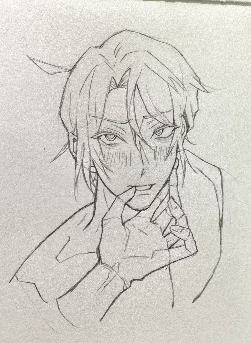 蓝色的雨飘落在诺艾的发梢 tweet media