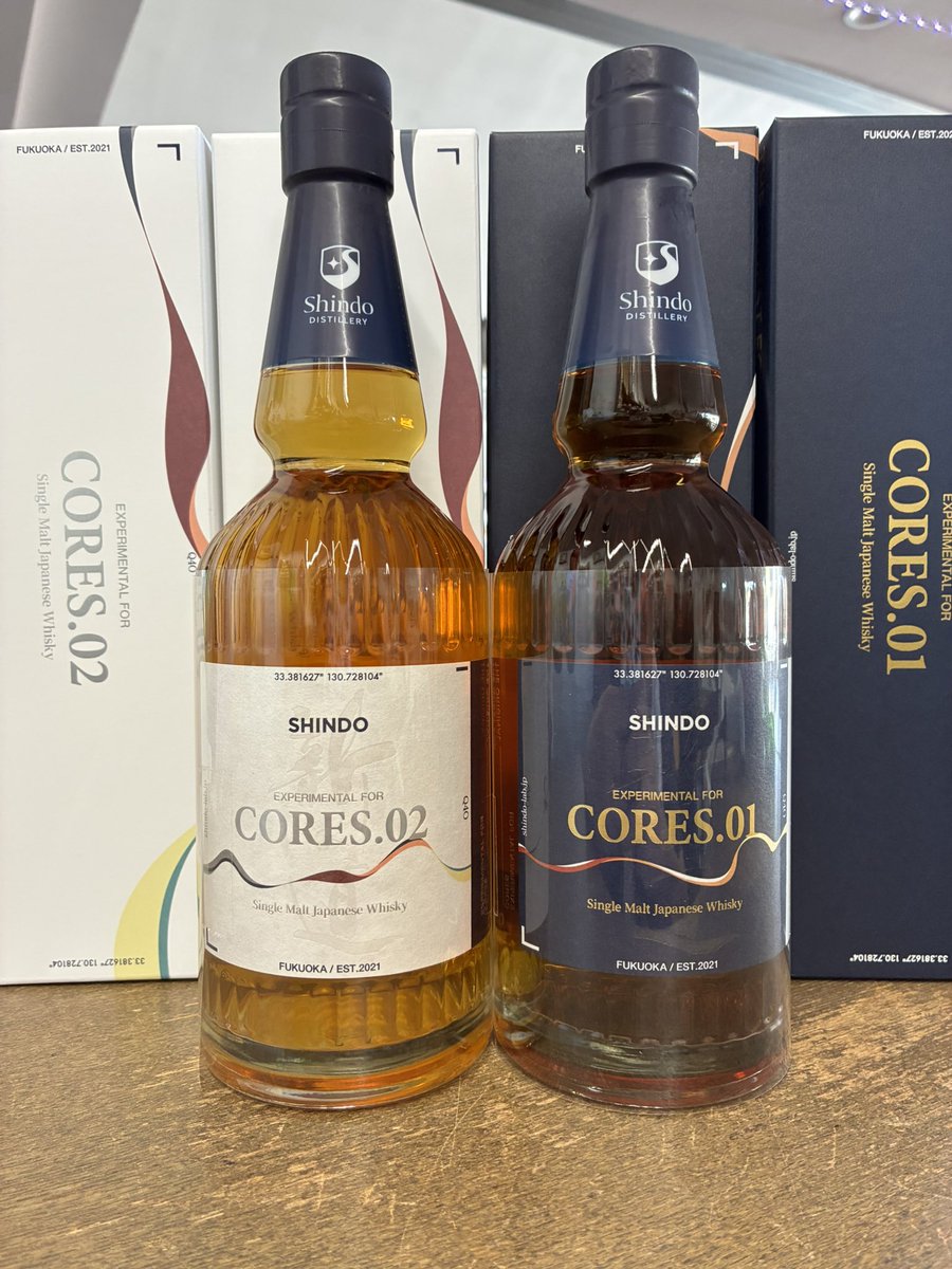 hagiwarasake's tweet image. よりコアなウイスキー愛好家の方々に向けた、新道蒸溜所のシングルモルト・ジャパニーズウイスキーが当店初入荷です♫

#新道　#SHINDO   #EXPERIMENTAL   #萩原酒店　#大泉町