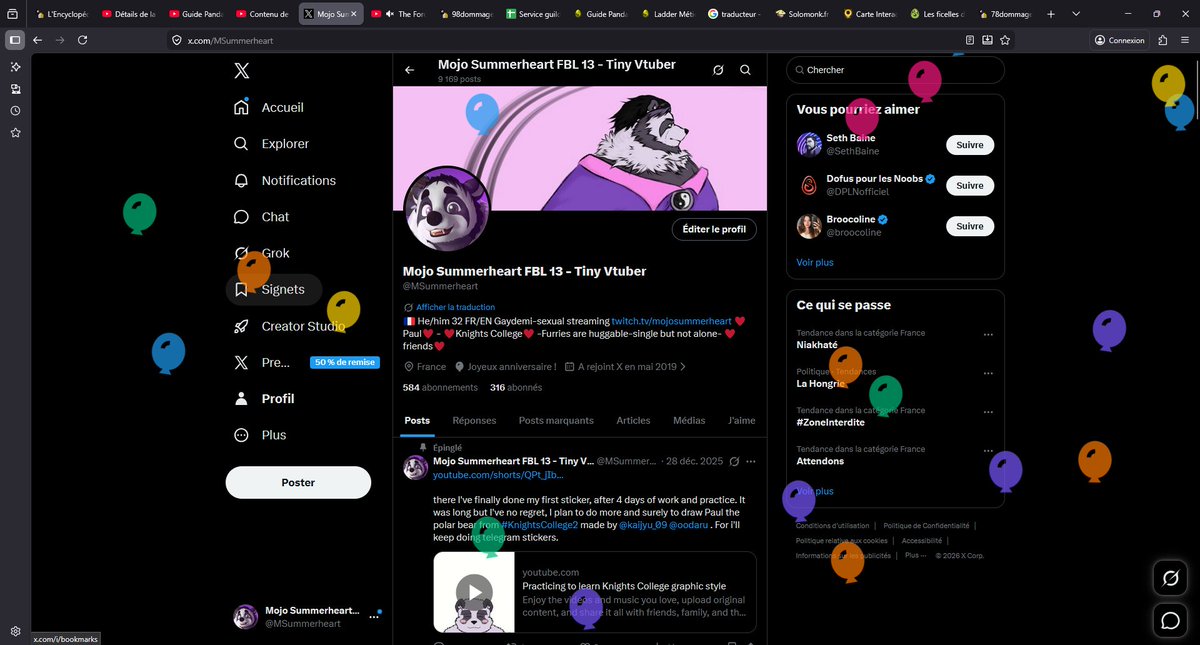 33th birthday this 13 april, wondering if I should ''try'' to invite friends on #vrchat. Even if I doubt they would have timing to say hi.