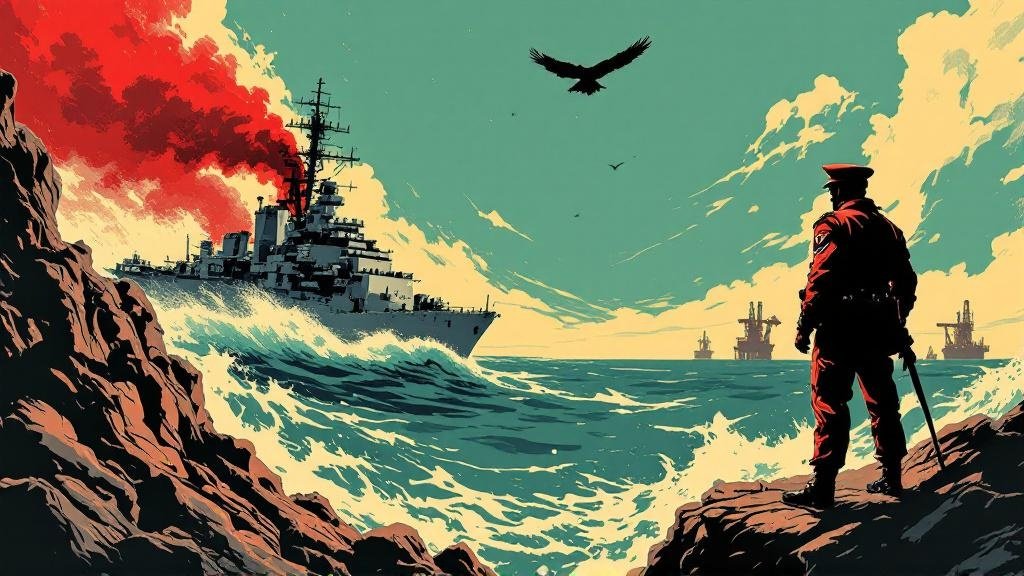 ocafezinho's tweet image. 🚨 Tensão no Estreito de Ormuz! Irã rejeita alegações dos EUA sobre destróieres e afirma controle total da rota. 20% do petróleo mundial em jogo! Quem está com a razão? 🌍💥 #Geopolítica #Irã