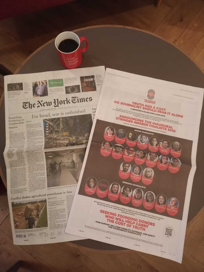 anjansun's tweet photo. We honor the 25 inaugural finalists of The Stringer Awards 2026 who have shown courage in the face of physical attacks, legal threats, and financial hardship. 

The Stringer finalists set the global standard for courageous journalism. https://t.co/HfOhiVJCBl