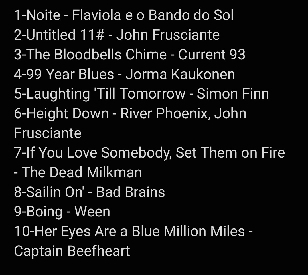 quebecmaster09's tweet photo. Minhas musicas prediletas, amanhã vão mudar, mas por enquanto: https://t.co/gNrtkZTGsm
