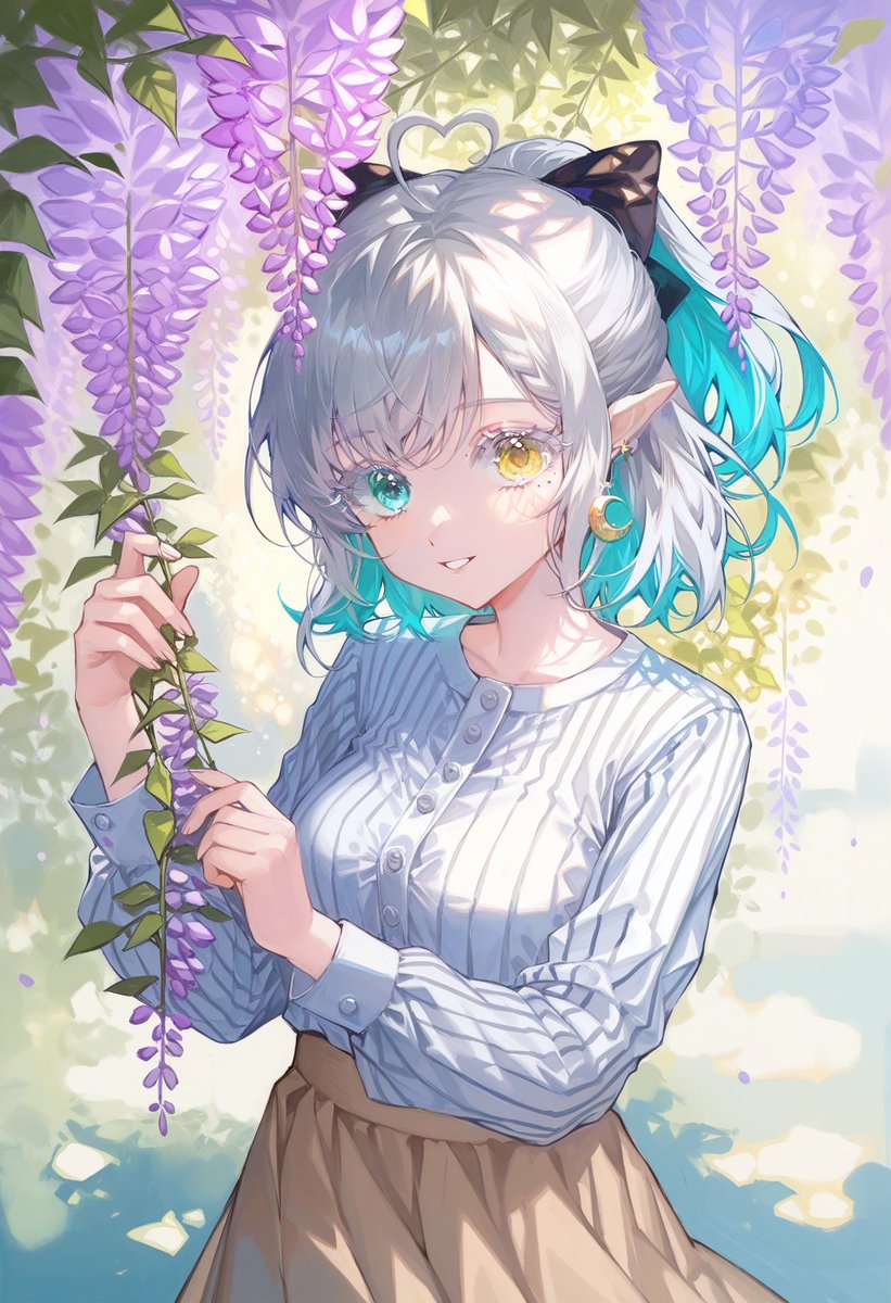 bougetsu1015's tweet photo. #藤の花
#藤

#DaysAI #AIイラスト https://t.co/vcRPrsc3qp