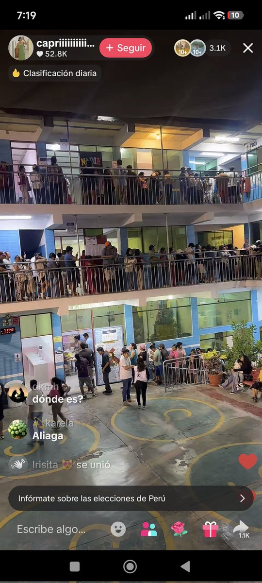 malcaespza's tweet photo. @Latina_Noticias No figura el colegio Divino Pastor de Pachacamac. En este centro de votación empezaron a votar a las 6 p.m. y dijeron que cerrarían a las 8 p.m. https://t.co/ViZdyGriNG