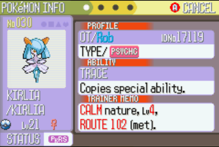 _robg700's tweet photo. We got Pokerus tonight!😷
2nd time in this copy of sapphire! https://t.co/w8IvtVTOf4