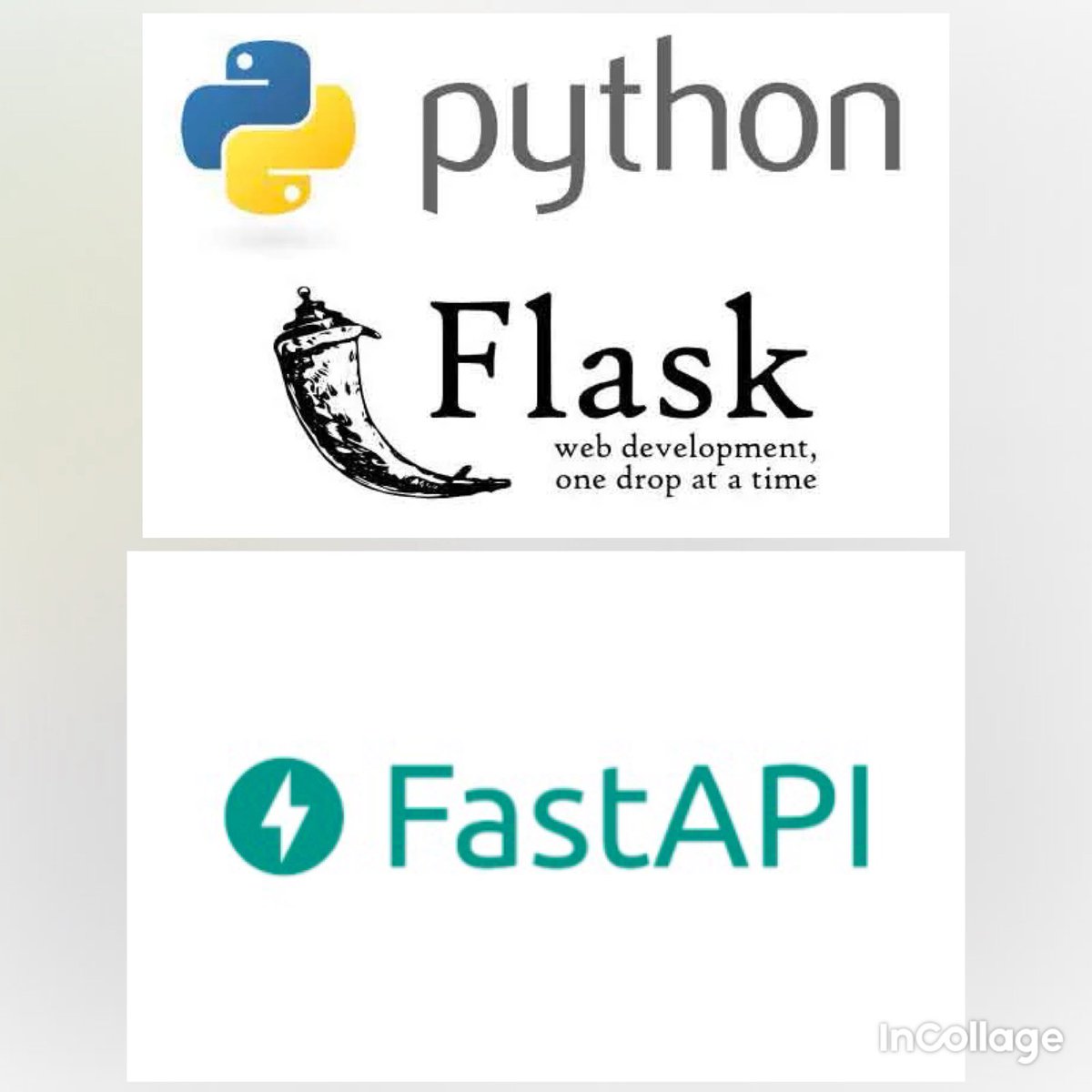 BrownMark2179's tweet image. In my world, there is a war between FastAPI and Flask. #fastAPI #flask