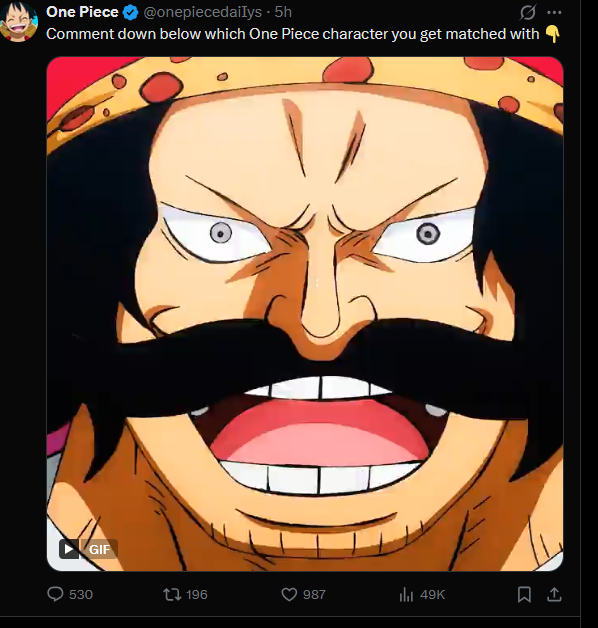DapperStripes's tweet photo. @onepiecedaiIys First click. I accept no one will believe me, but I got Gol D. https://t.co/W83mjSqgJX