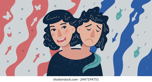 The_Fewest's tweet photo. #Thread
Yon moun bipolè pa yon mons

Bipolarite oswa sa yo konn rele "twoub bipolè", s on kondisyon sante mantal ki lakòz chanjman brital nan imè yon moun, nan enèji li, ak nan fason li fonksyone chak jou.

​Moun ki gen twoub sa a konn pase de yon eta a yon lòt konplètman opoze: https://t.co/SiQB2aJInY