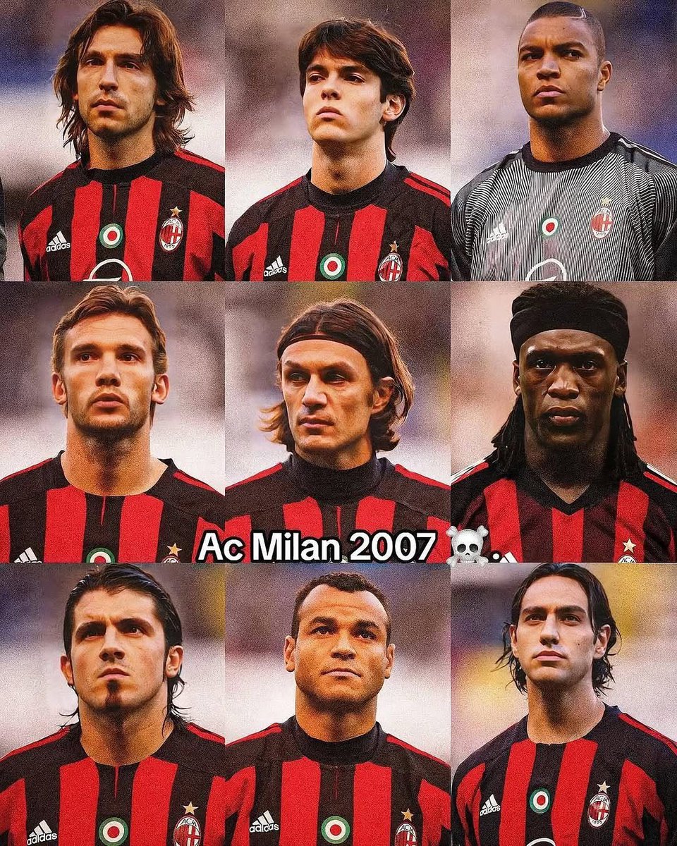 CuriosidadesEU's tweet photo. Milan 2007. https://t.co/orDbXPIe93