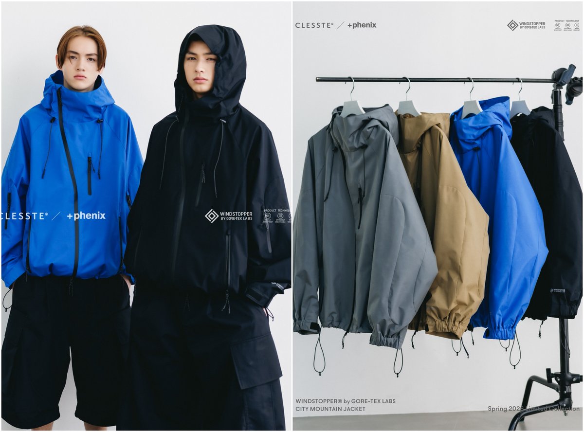 CLESSTE × Plus Phenix 2026 SS 別注 “WINDSTOPPER by GORE-TEX LABS