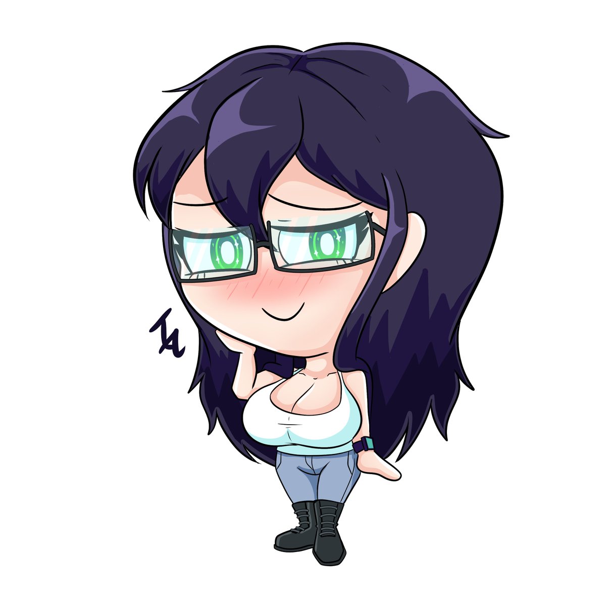 New alt account PFP thanks to <a href="/ArtsTakeo/">Takeo Arts</a> - he also did my Main PFP picture too! this one is soooooo cute!