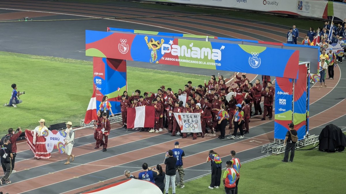 #Panamá2026 | Las delegaciones hacen sus desfiles en la inauguración de los IV Juegos Sudamericanos de la Juventud, Panamá 2026. #AOtroNivel