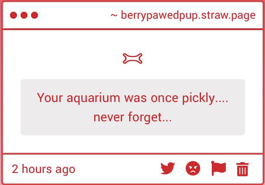 BerryPawedPup's tweet photo. i never will… 🥒🍾 close enough to a cucumber + vinegar for a pickle https://t.co/ugsG6TYsTI