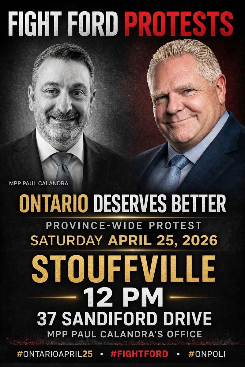 erinislearning's tweet photo. @KyleFromQuinte @MarieStellaMSS UPDATED PROVINCE WIDE FORD PROTEST LOCATIONS AS OF APRIL 11 - note new Barrie location #DougFord #FORDOUTNOW #FightFordProtests #ONTARIOAPRIL25 #Ontario #ONpoli https://t.co/xRXYyrBYvA