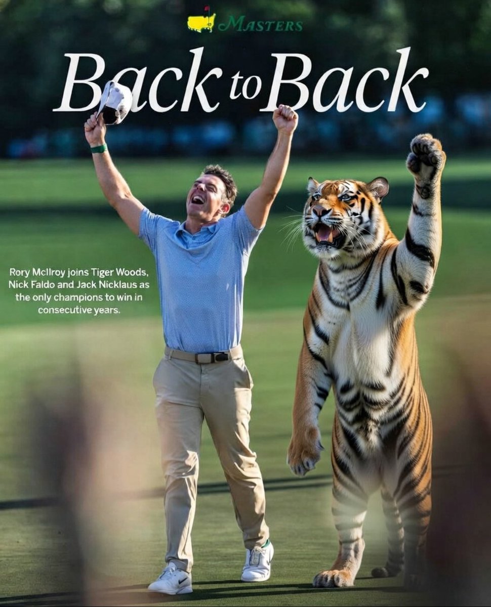 FFLTour's tweet photo. Rory &amp; The Tigers go Back to Back!

What a week!

Heritage, let’s go https://t.co/EpQ0VTtWdw