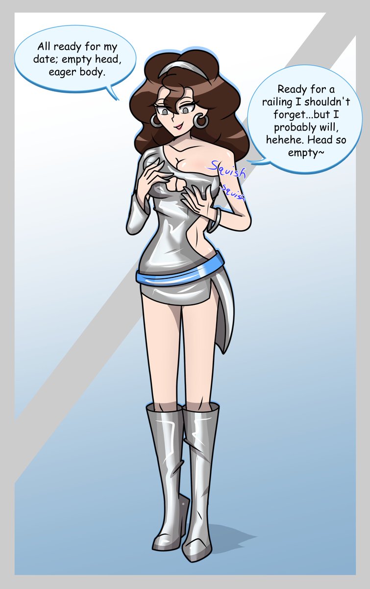 Thanks Ronnoc01 for the Commission of Aae in a silver dress!