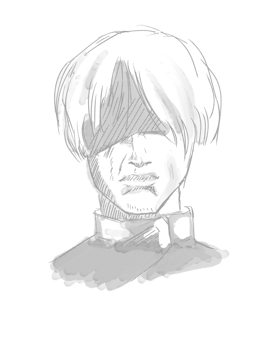 InkedAtrophy's tweet photo. fun doodle 

#nier #nierautomata https://t.co/g93woZ6PWd