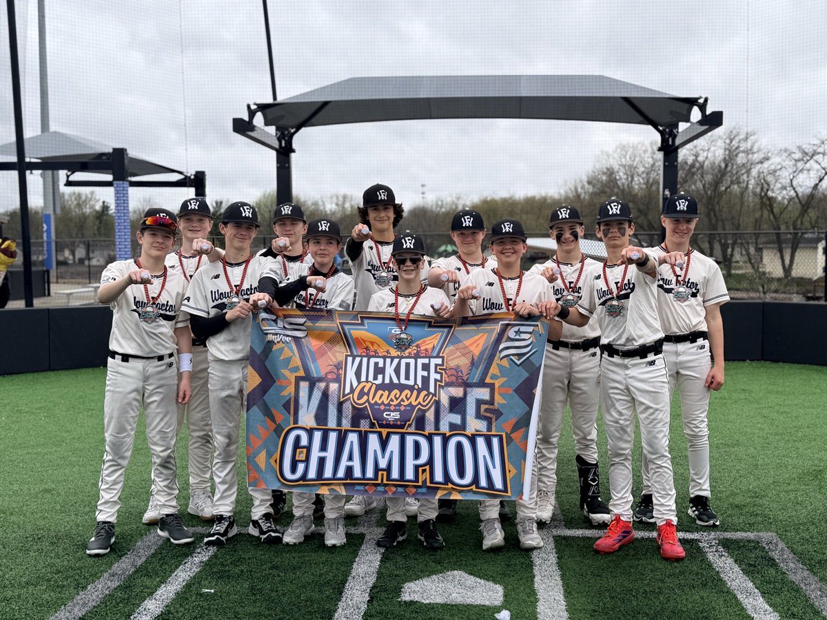 The #wowboys got in done this weekend!  They earned a 1st place finish, going 4-0 on the weekend. Champs of the CIS Kickoff Classic NIT.  <a href="/2031OmahaTigers/">The 2031 Omaha Tigers</a> <a href="/OMAHATIGERS/">Omaha Tigers Baseball Club, UBA</a> <a href="/ubanebraska/">Ultimate Baseball Academy</a> <a href="/clutchuba/">Clutch Performance</a> <a href="/WowFactorNation/">Wow Factor Baseball</a>