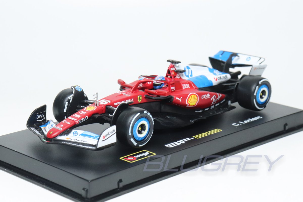 ブラーゴ 1/43 フェラーリ F1 SF-25 #16 シャルル・ルクレール 2025