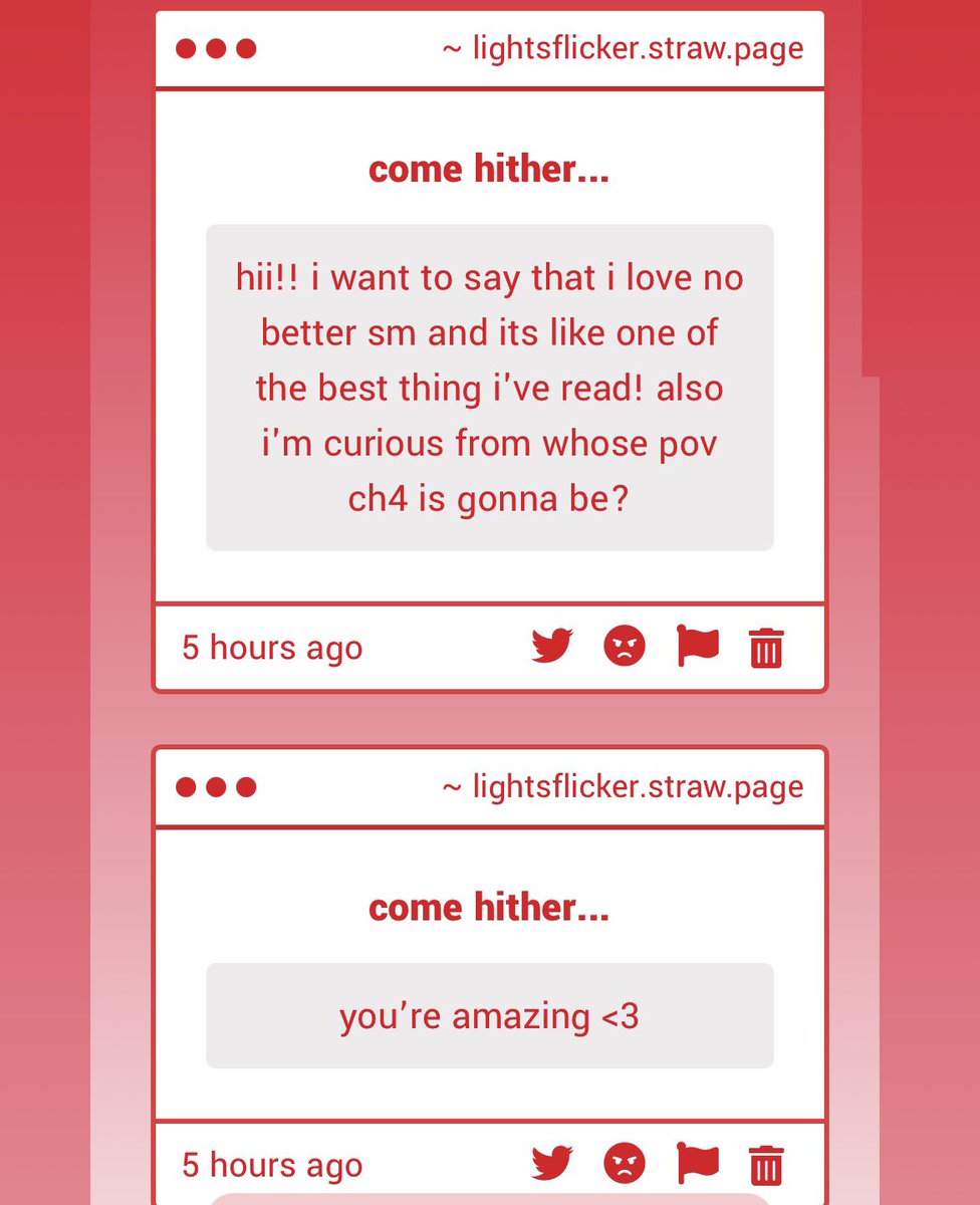 lightsflicker_'s tweet image. 1. Thanks! Will but might switch back to Mike halfway through :)
2. No you