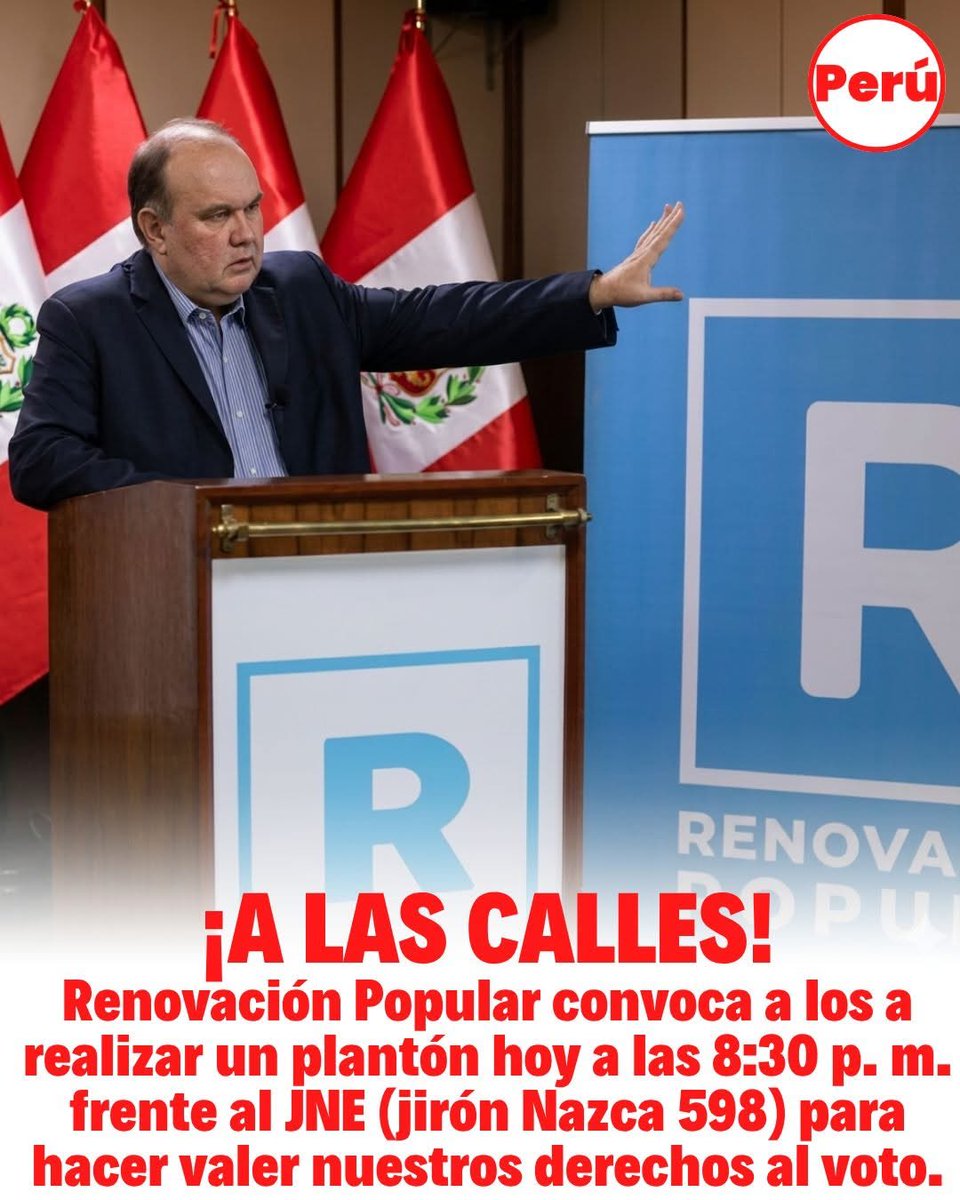 Rafael López Aliaga tweet media