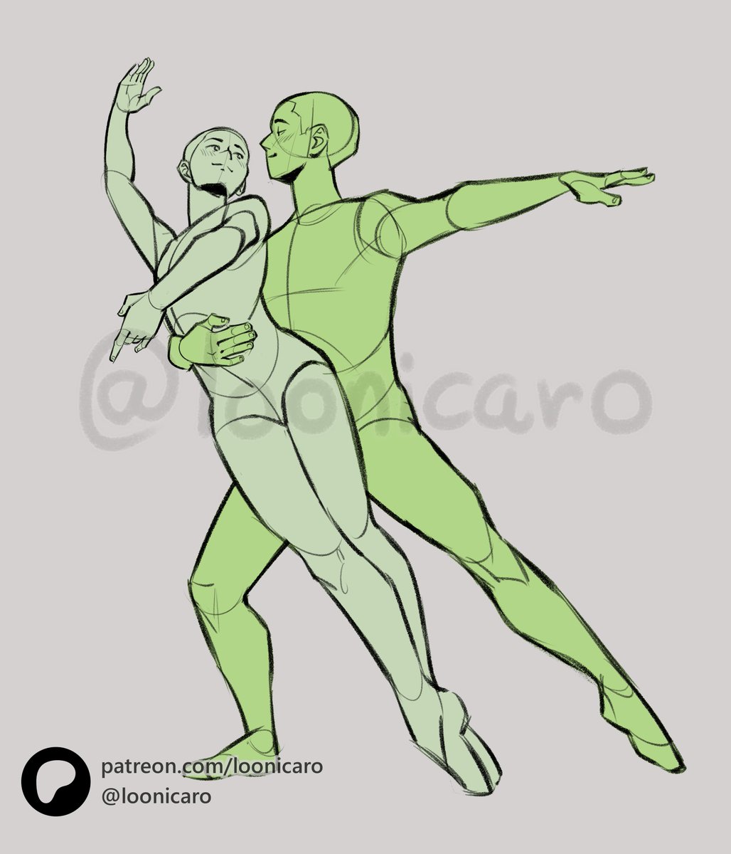 Loonicaro - art studies and pose reference tweet media