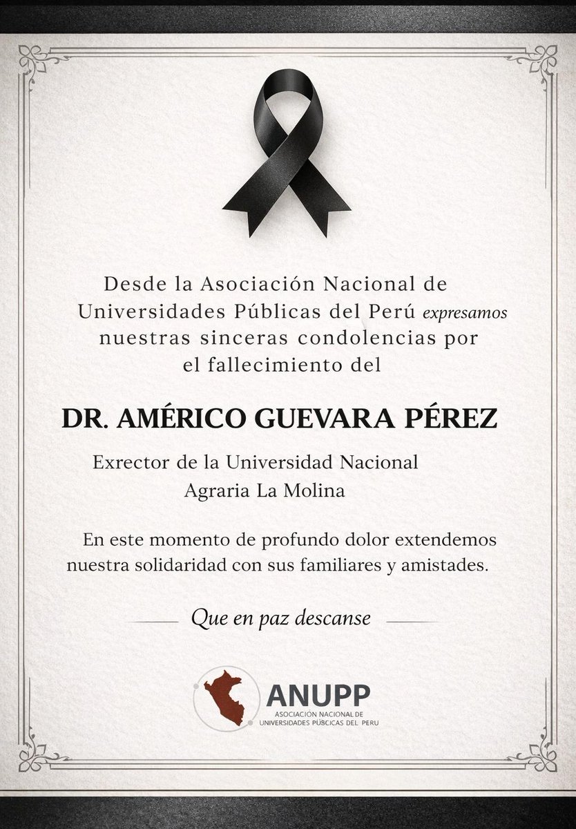 ANUPP - Perú tweet media