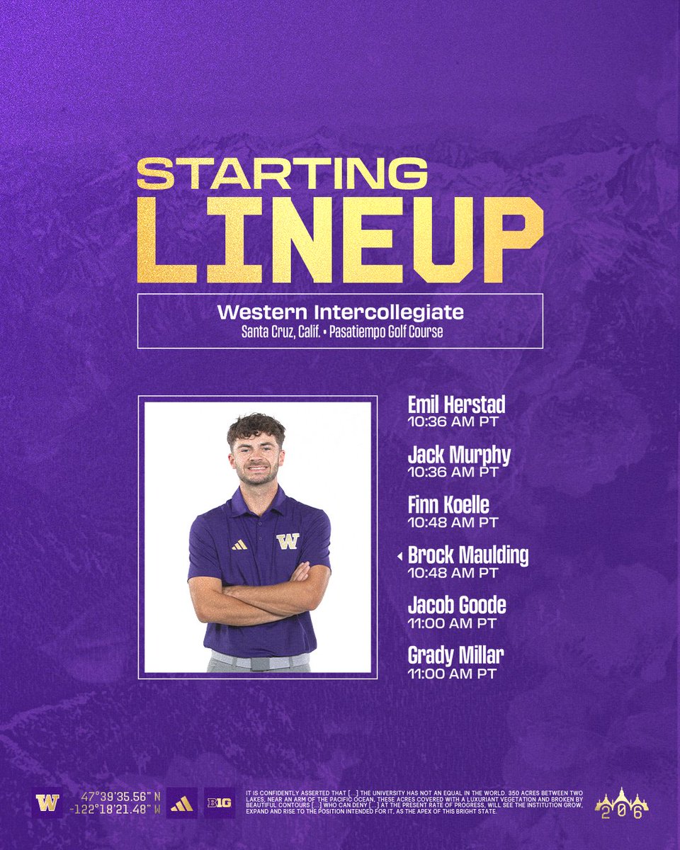 Washington Men's Golf tweet media