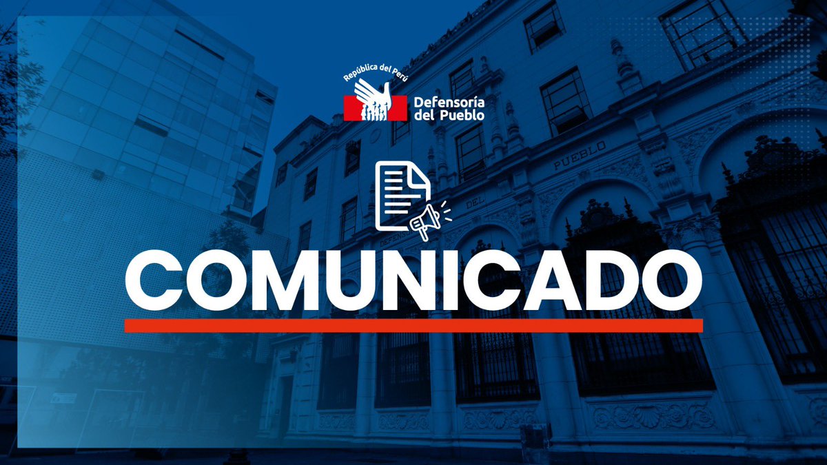 Defensoría del Pueblo tweet media