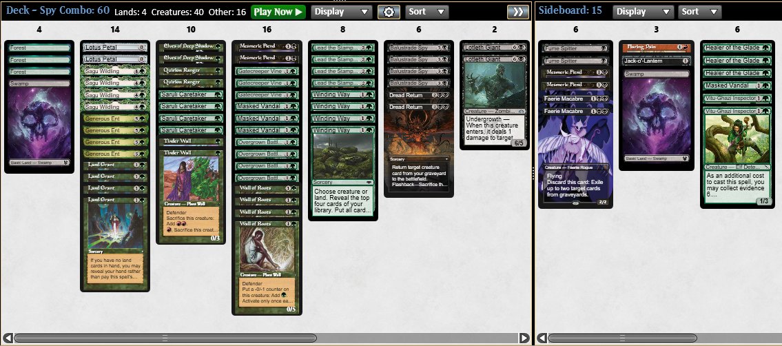 Cachorrowo's tweet photo. Split the Pauper Challenge with 4-land Spy

Made a couple of misplays along the way, but still managed to get it done https://t.co/1HH6W0YET3