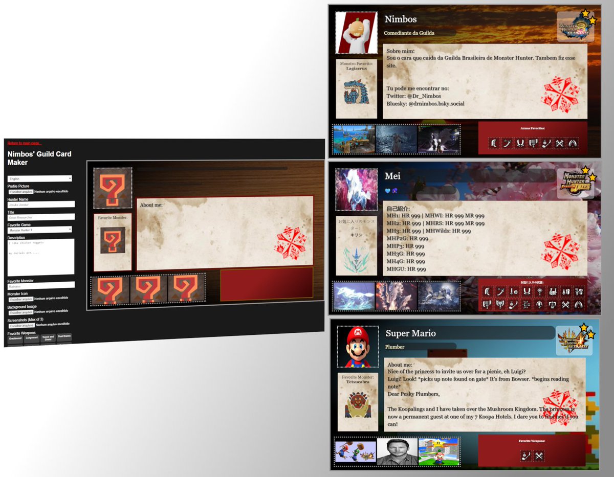 Guilda Brasileira de Monster Hunter tweet media