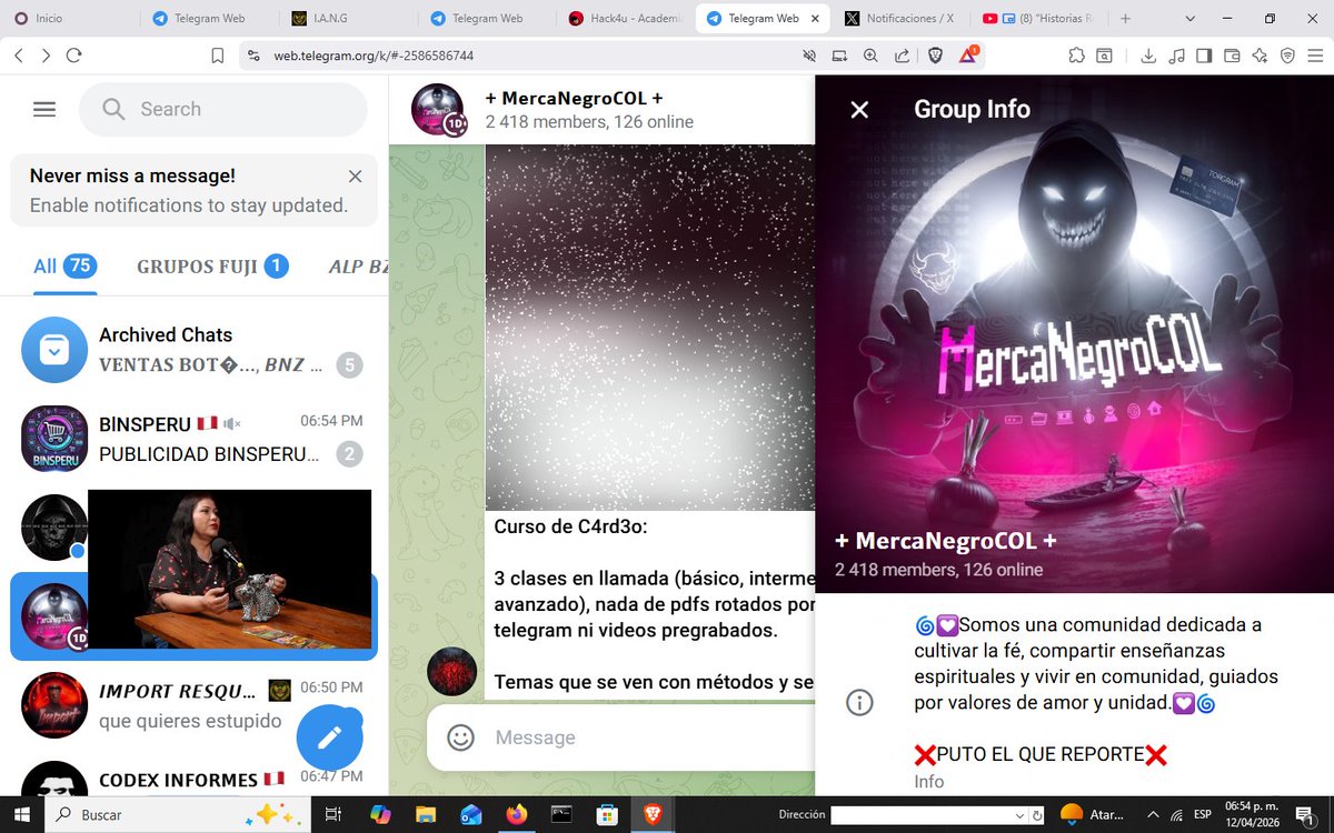 HackersOIHEC's tweet image. Otro mercado negro para el #carding #cybercrime #cibercrimen en #Colombia