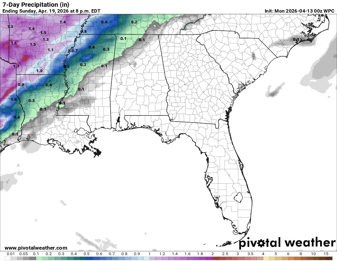 WE NEED RAIN: A very warm, dry pattern will continue across Alabama for ...