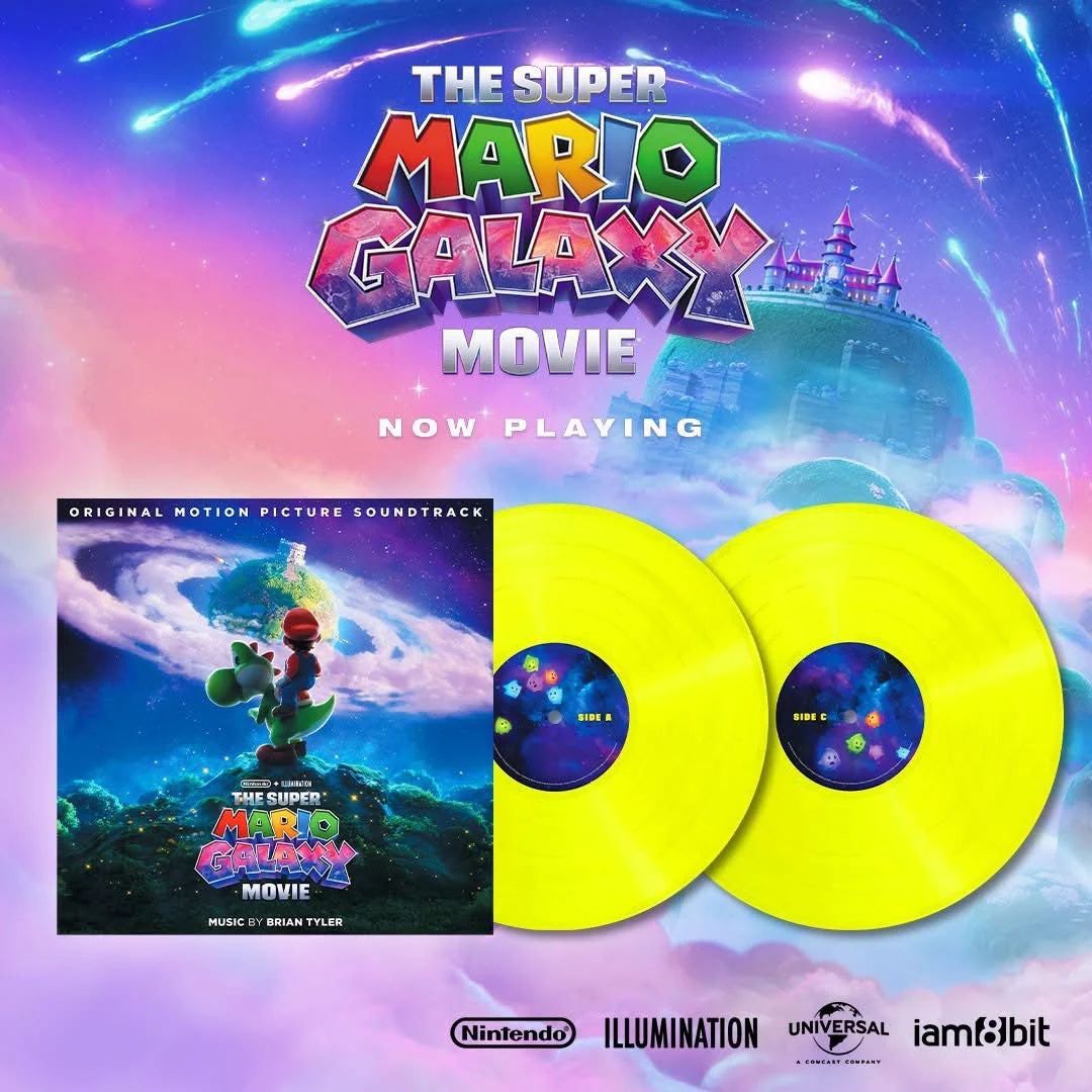 PixelCribAU's tweet image. From a galaxy far far away… all the way to our little store! We’re excited to be stocking the Super Mario Galaxy movie soundtrack on vinyl! 

Go check out the movie then visit us for the music: buff.ly/upsiiWW

#vgmvinyl #gameaudio #pixelcrib
