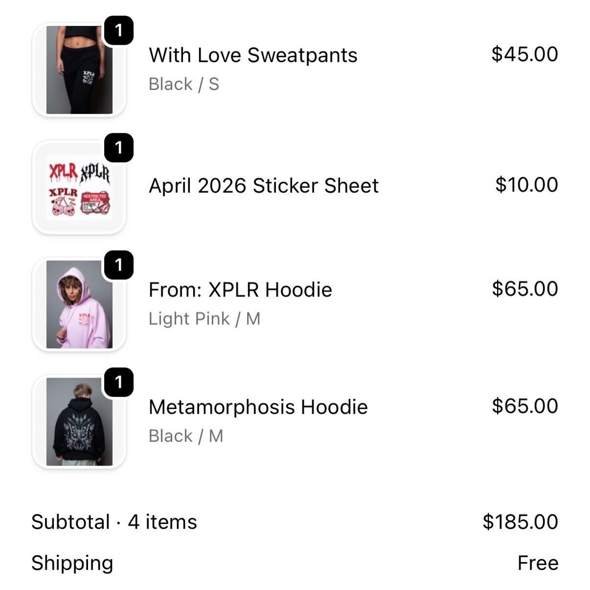 ayrian2024's tweet photo. I ordered some Sam and Colby merch. I can’t wait for it to arrive. @XPLRMERCHDESIGN @xplr @SamGolbach @ColbyBrock @SamandColby https://t.co/lPypA6F3DN