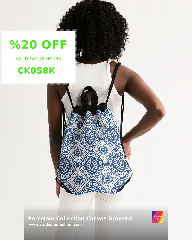 StudsmenFashion's tweet image. Unveiling the Porcelain Collection Canvas Drawstring Bag! 🎨✨ Lightweight, durable, and fashion-forward. Never leave home without it. Grab yours at an unbeatable $49.99! #StyleWithFeels #CustomDesign #Streetwear #InclusiveFashion #StudsmenFashion studsmenfashion.com