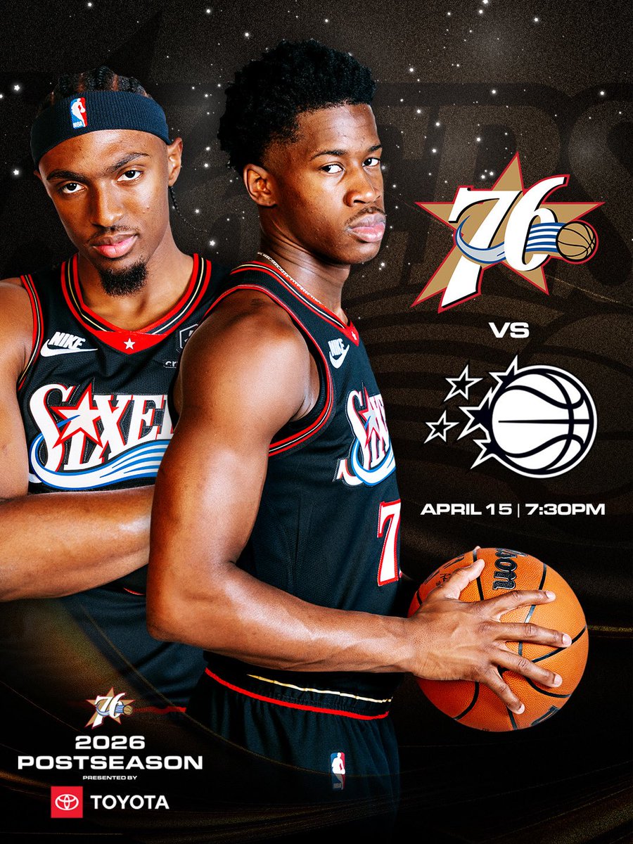 see you in south Philly Wednesday night. 

the postseason starts now. ⤵️ | <a href="/Toyota/">Toyota USA</a>