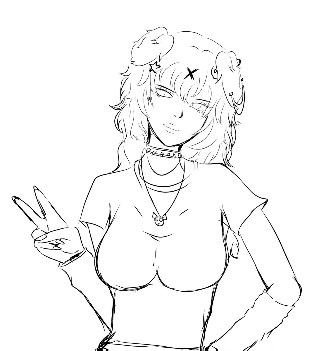 haru_haru1700's tweet image. Sketch for a new Vgen commission☺️✨🌸 
vgen.co/haruharu-art

#opencommission 
#CommissionArtist #commissionme #art #digitalilustration #ibispaint #oc #animestyling #animegirl