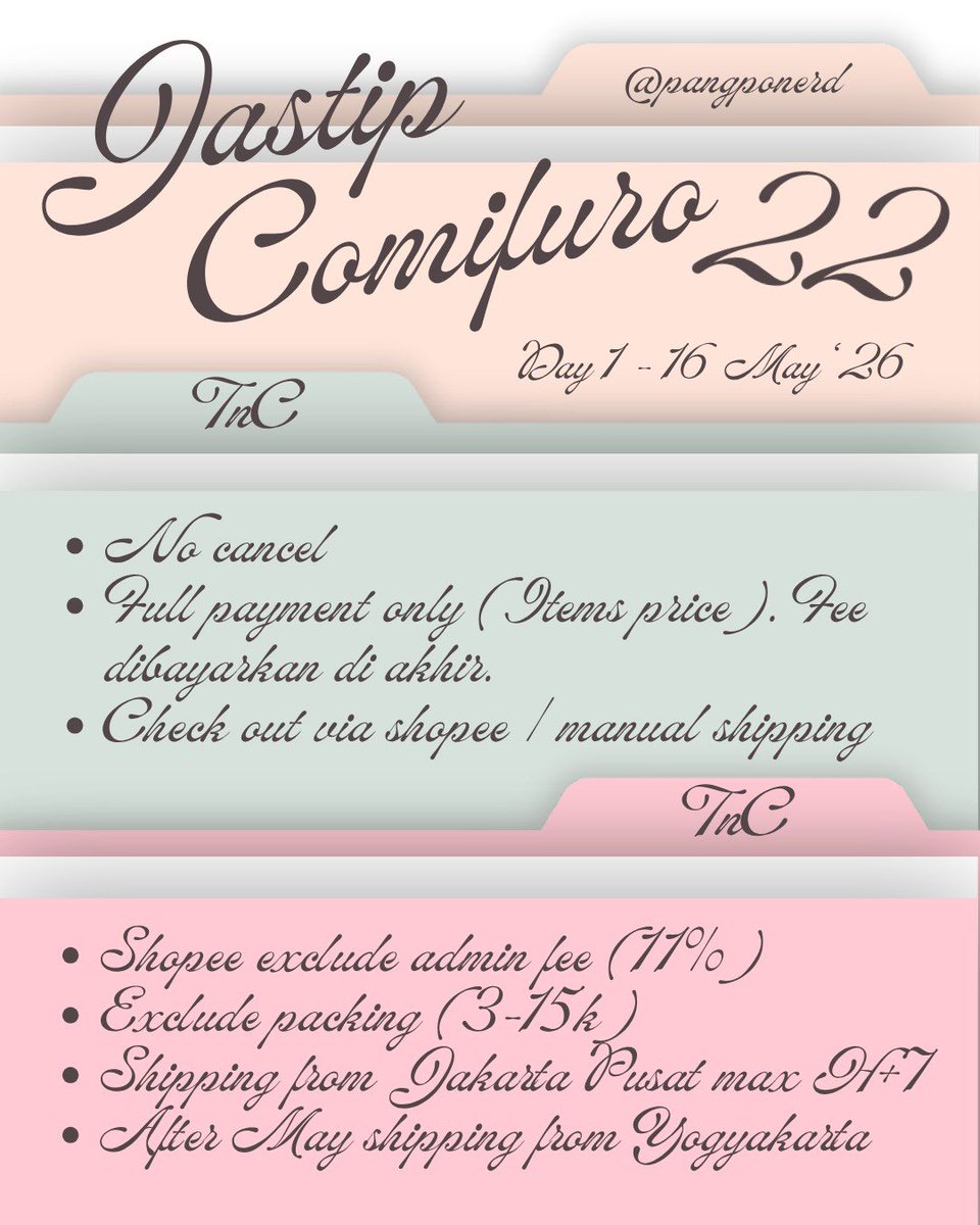 Vai 🍣 JASTIP CF22 tweet media