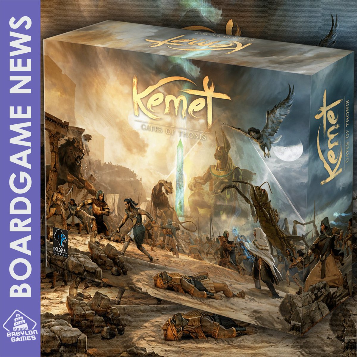 babylon__games's tweet image. Kemet: The Gates of Thonis by @kolossalgames  

📐:  Jacques Bariot, Guillaume Montiage
🎨: n/a
🧍: 2-6 players
⏱️: 120-180 min

boardgamegeek.com/boardgameexpan…

#boardgames #geek #meeple #brettspiele #game #graplanszowa #jeuxdesociete #ボードゲーム #보드게임 #juegodesa