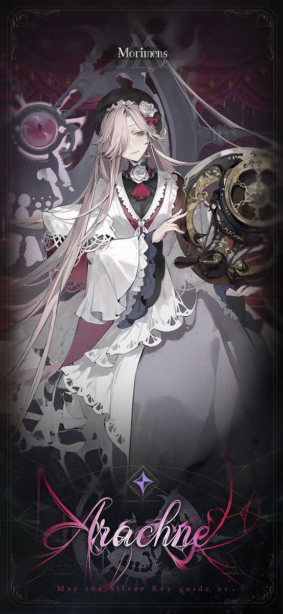 MorimensOfcl's tweet photo. Morimens┊V2.5.0 New Awakener✦Arachne

"Is it tragic? Is it despairing? This web with no end... always on the verge of completion, always coming undone."
"To keep the Wheel of Fate turning true, moment unto moment, age unto age... such is the eternal duty of the Weaver."

✦ Arachne CV: Ōnishi Saori
#Morimens #Arachne