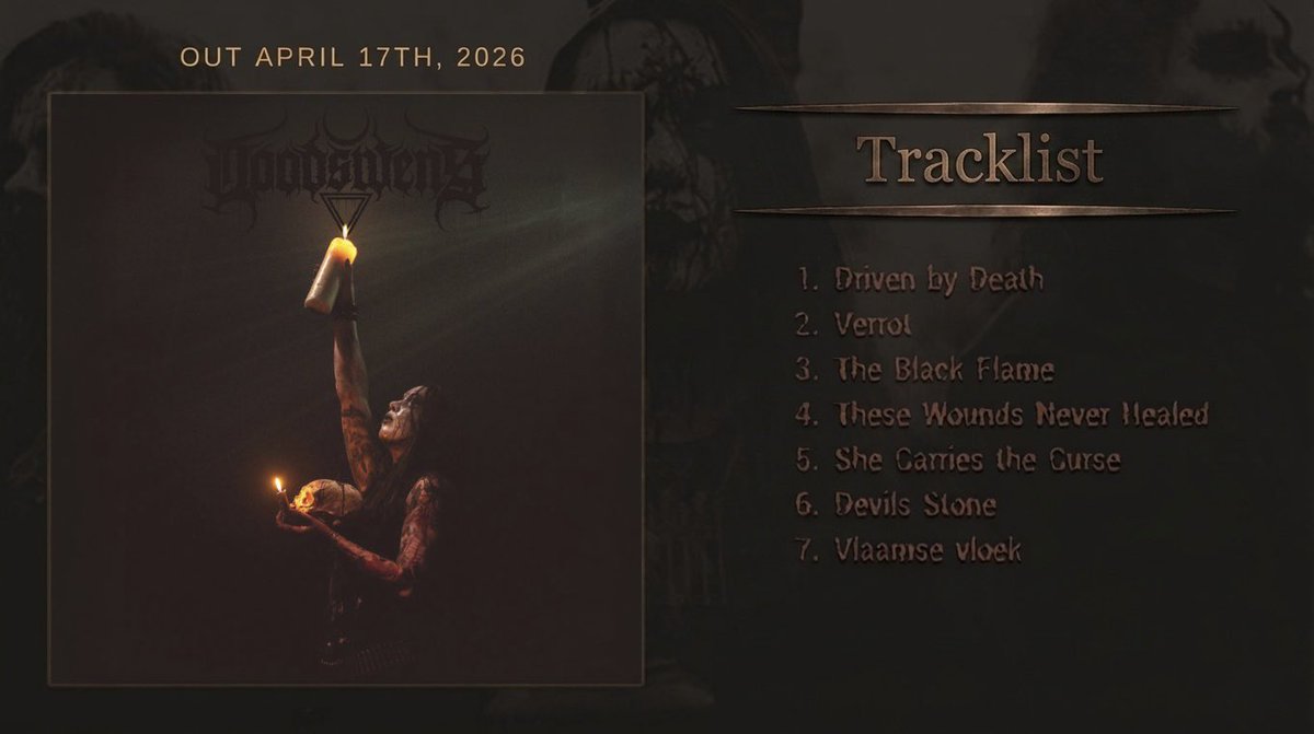 Defstar666's tweet image. 🔜 DOODSWENS - Doodswens

🗓️April 17, 2026
🏷️Svart Records
doodswensband.bandcamp.com/album/doodswens

#Doodswens #dutch #blackmetal