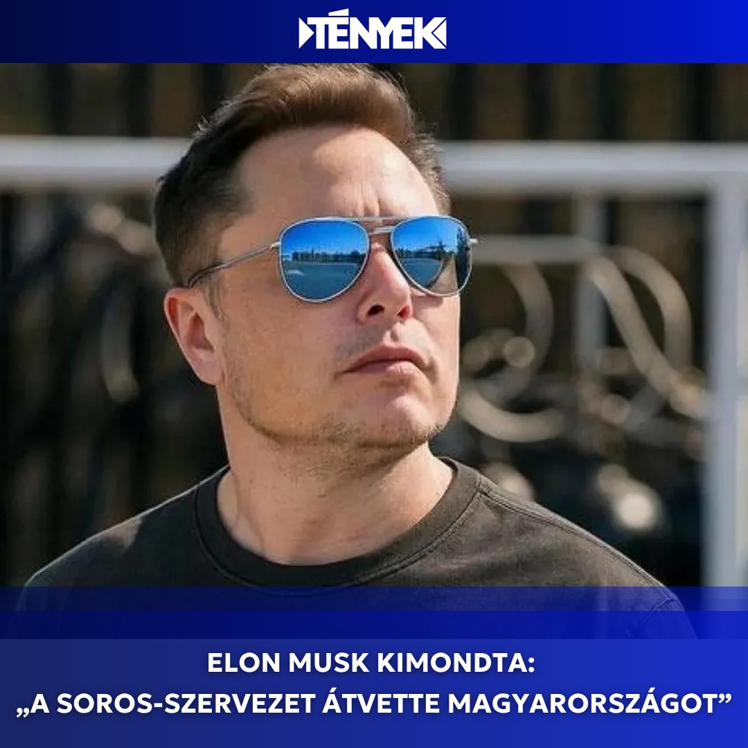 tenyek_tv2's tweet image. "A Soros-szervezet átvette Magyarországot” – reagált keményen Elon Musk.🤯

Kattintson, Elon Musk reakciójáért: tenyek.hu/kulfold/2026/0…

#Tények #ElonMusk #választások2026
