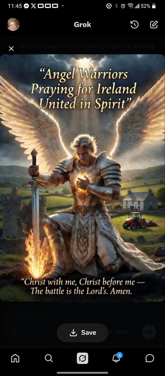 yhalfkiwib's tweet image. Angel Warriors please Pray with me for Ireland!         

 United in Spirit.

Christ with me, Christ before me — The battle is the Lord’s. Amen.

We stand with the farmers, hauliers &amp;amp; working people of Ireland!
@TheNotoriousMMA
  Strength, courage &amp;amp; unity.
#FuelProtestIreland