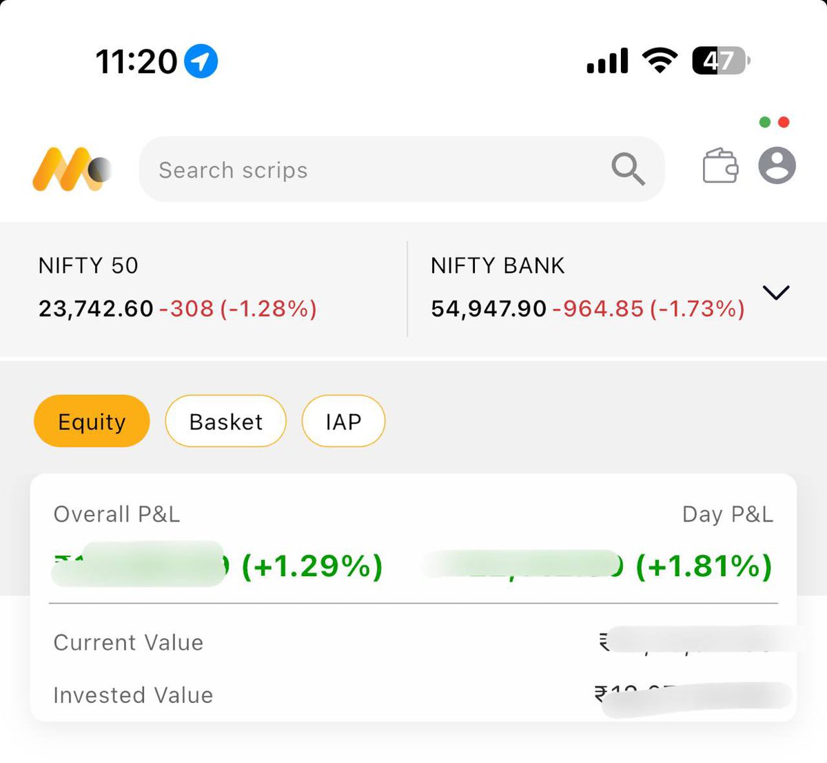 swing_blaster's tweet image. Geopolitical tension ne dip diya — aur smart buying ka mauka mil gaya 📉➡️📈

Thankful for @POTUS the opportunity to accumulate strong stocks at lower levels.

Special thanks #DEEDEV 🤝

Portfolio finally back to green 💚

#StockMarketIndia #BuyTheDip #chart_sab_kuch_bolta_hai