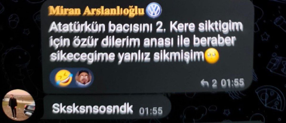 Miran Arslanlıoğlu

Atatürk'e hakaret eden bu şeytanı malum ırklıyı yayıyoruz teşhir ediyoruz 

İFŞA EDİYORUZ <a href="/EmniyetGM/">Türk Polis Teşkilatı</a> <a href="/barolar/">Türkiye Barolar Birliği</a> <a href="/mustafaciftcitr/">Mustafa ÇİFTÇİ</a>
