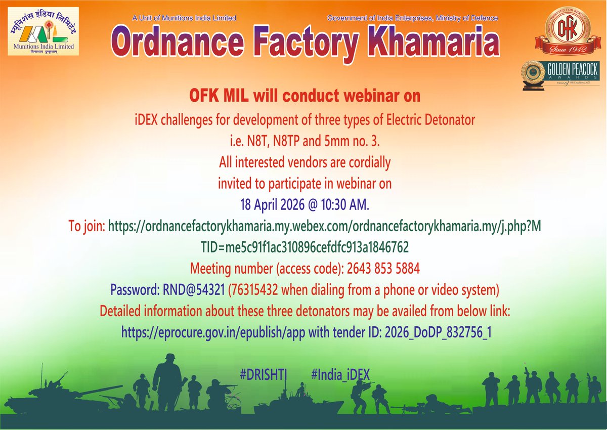 PRO O F K_Munitions India Ltd. tweet media