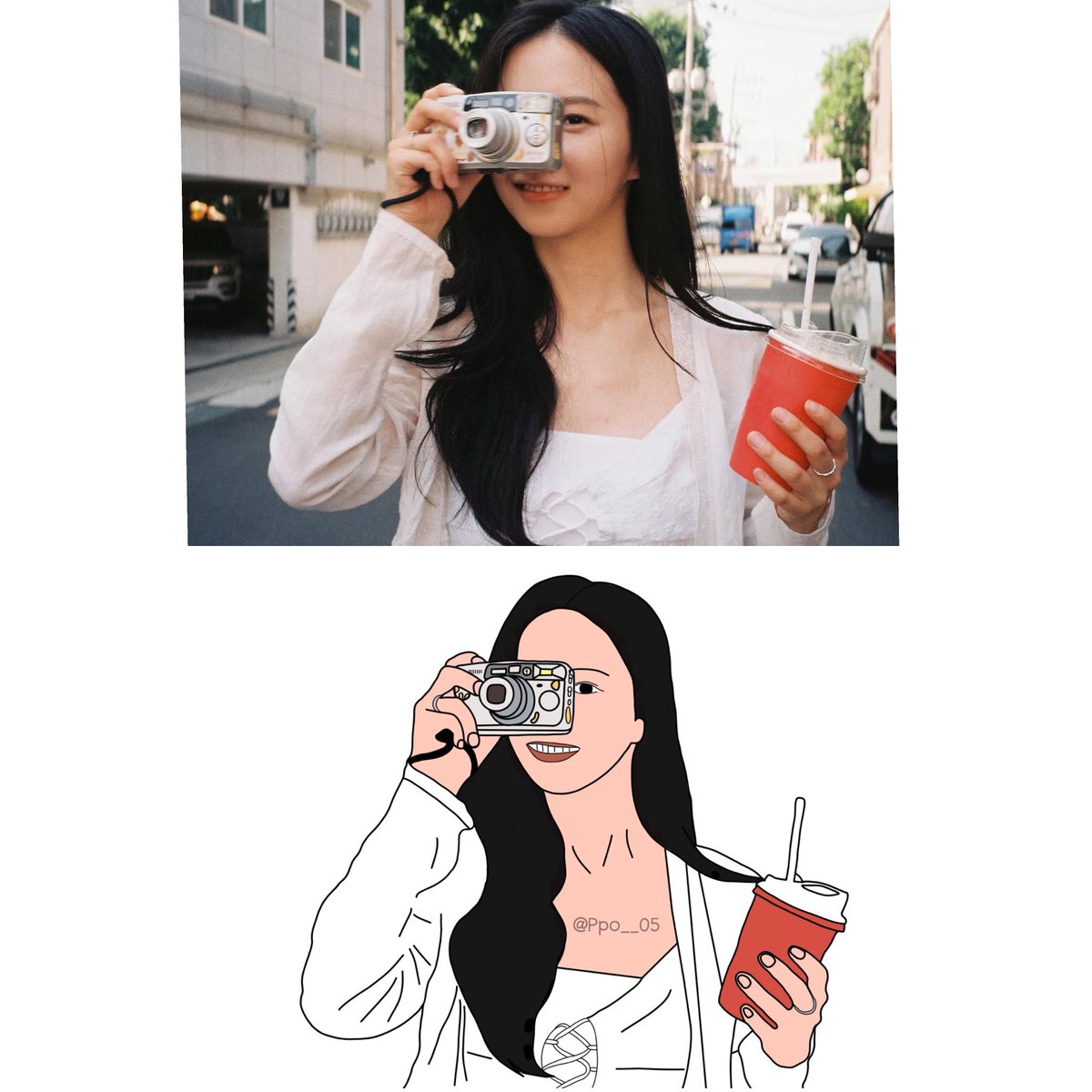 오늘은 카메라 정연!!
눈 그리기 쉽지 않다..
언니 사랑해🩷

#박정연 #ParkJungYeon #朴淨涓